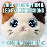 Peluche interactive AI Chat Chaton Calico Compagnon vocal Animal en peluche Boîte cadeau OEM Personnalisé Vente en gros