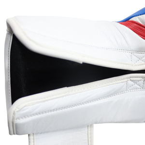 Gants de boxe d'entraînement en cuir véritable haut de gamme pour adultes 12oz 16oz avec poignées, fermeture auto-agrippante, support de poignet rembourré, pour sparring et usage intensif - Product Image 6