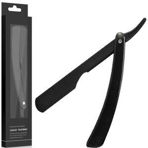 Reusable Folding Straight Razor Professional Barber Cutthroat Shaving Knife Stainless Steel Face <b>Bikini</b> <b>Men's</b> Salon Hairdressing - Product Image 1