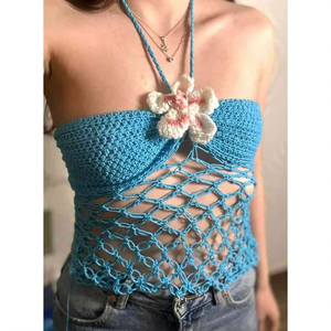 Top de Crochet Elegante y a la Moda para Mujer, de Alta Calidad, Más Vendido - Product Image 4