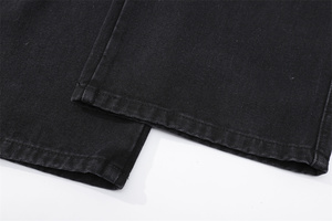 2026 Trendy Custom Best Sized Spring Autumn <b>Men</b> Straight Jeans Button Waist Wide Leg Loose Casual Denim Pants - Product Image 6