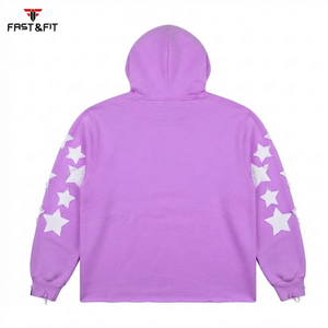 เสื้อฮู้ดดี้ผู้ชายทรงโอเวอร์ไซส์ น้ำหนักเบา แขนยาว สีสันหลากหลาย ผลิตอย่างมืออาชีพ ดีไซน์ตามสั่ง ขายดีสำหรับฤดูหนาว สไตล์ลำลอง ลุคดิสเทรส - Product Image 5