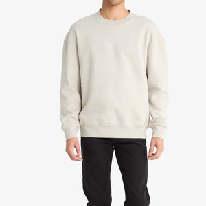Sweat-shirt en molleton de coton premium pour homme, doux, chaud, confortable, col rond, coupe classique, respirant, imperméable, mode hiver - Product Image 1