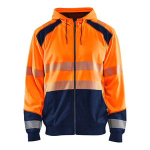 Sudadera con Capucha Reflectante de Seguridad para Hombre, Alta Visibilidad, Ropa de Trabajo para Trabajadores de la Construcción, para Correr de Noche, Secado Rápido, Ecológica - Product Image 1