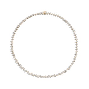 Collar de Diamantes con Corte Brillante Redondo de 5.37 Quilates con Certificación IGI, Joyería de Lujo para Boda o Compromiso - Product Image 3
