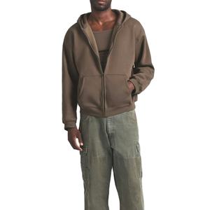 Sudaderas con Capucha Extra Grandes de Lujo con Cierre Personalizado, Sudaderas Minimalistas de Forro Polar Unisex, Ropa Urbana, Fabricante y Proveedor de Ropa al por Mayor OEM ODM - Product Image 4