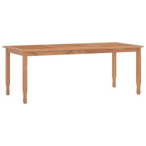 Tavolo da pranzo in legno massello Teak 78.7 \ "x35.4 \" x29.5 \ "tavoli da esterno - Product Image 2