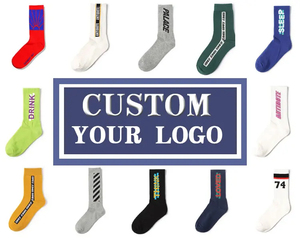 Sports <b>Socks</b> Men Women Custom Design Cotton Crew <b>Socks</b> Breathable OEM Manufacturer - Product Image 4