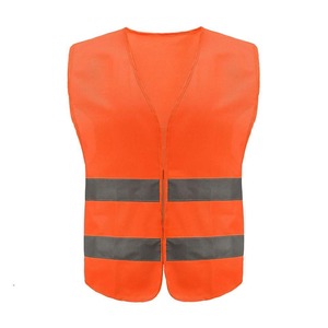 Gilet de sécurité réfléchissant haute visibilité vert en polyester unisexe avec bandes réfléchissantes - Product Image 4