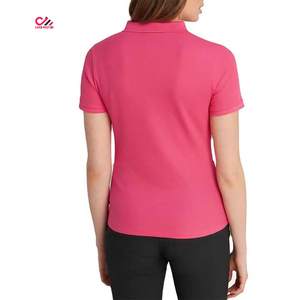 Ventes en gros de polos pour femmes, polos décontractés de haute qualité, polos de golf avec logo personnalisé, polos tendance pour femmes à prix avantageux - Product Image 5