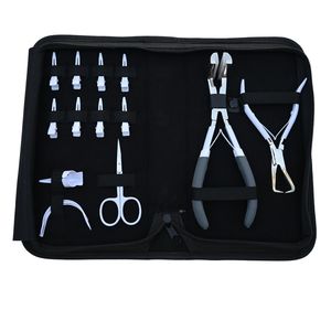 Stainless Steel Professional Hair Extension Tools Kit Sectioning Clips Parting Finger Sewing <b>Needle</b> Thread Cutting Scissor Tape - Product Image 6
