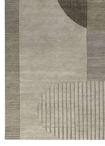 Abstract Wool/Silk Hand Knotted Thin Non Slip Rectangle <b>Door</b> <b>Mat</b> Rug <b>Machine</b> <b>Washable</b> Floor Covering for Home Hotel Entryway - Product Image 3