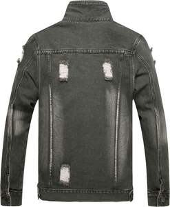 Nouvelle arrivée, meilleur prix, qualité durable, veste en jean unisexe 100% coton, personnalisable, imperméable, respirante, pour l'hiver - Product Image 2