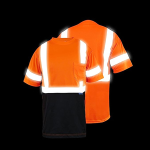 เสื้อสะท้อนแสงแขนสั้น มองเห็นได้ชัดเจน ระบายอากาศได้ดี แห้งเร็ว เหมาะสำหรับงานคลังสินค้า ใช้ได้ทั้งชายและหญิง - Product Image 3
