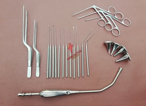 Micro shea, Pinzas de Hartman, Cánula y Tubo de Succión, Juego de 22 Piezas de Acero Quirúrgico Inoxidable, CERTIFICADO CE - Product Image 2