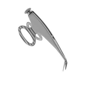 Tijeras Oftálmicas Barraquer Iris, Hoja de 7mm, Corte Fino Manual, Acero Inoxidable, Herramienta Microquirúrgica DI-ESIS129, Certificación CE - Product Image 2