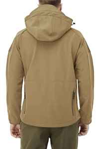 Nouvelle veste tactique imperméable 2025 pour hommes, veste de chasse softshell, coupe-vent, veste imperméable - Product Image 3