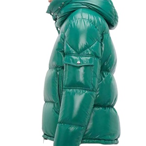 Dernière collection : Doudoune matelassée brillante pour homme, style décontracté, avec capuche, à manches longues, pour l'extérieur et l'hiver - Fournisseur en gros - Product Image 3