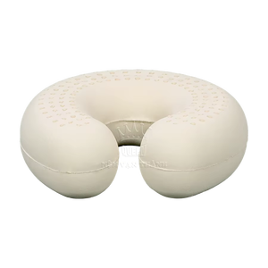Ergonomic Flight Comfort Travel Pillow Wholesaler Queen Latex Airplane Neck Pillow 100% Natural Latex Woven Cushion - Product Image 5