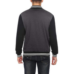 Chaqueta Varsity de Lona para Hombre, Estilo Moderno, Cuello Alto, Estilo Urbano, Informal y para Actividades al Aire Libre - Product Image 2