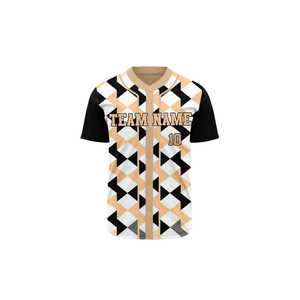 Camiseta de Béisbol OEM de Secado Rápido, 100% Poliéster, Manga Corta, Ropa Deportiva, Personalizable con Nombre y Número del Equipo - Product Image 3