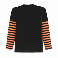 T-shirt décontracté à manches courtes pour garçons, 100 % coton compressé, motif camion squelette d'Halloween, fantôme, Boo, citrouille, pour enfants