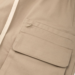 Shorts de sport personnalisés pour hommes avec logo de gym, en coton noir, décontractés, respirants, à séchage rapide, avec fermeture élastique à la taille - Product Image 4