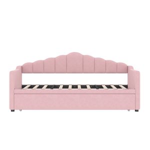 Divano letto imbottito singolo regolabile in altezza con letto estraibile e porta di ricarica USB Type-C - Letti imbottiti resistenti - Product Image 5