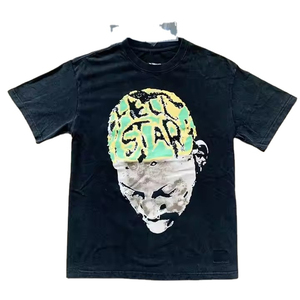 Men's <b>Black</b> Short Sleeve T-<b>Shirt</b> O-Neck Regular Fit Casual Blank Design <b>Silk</b> Screen Printed Breathable Quick Dry 100% Cotton - Product Image 2