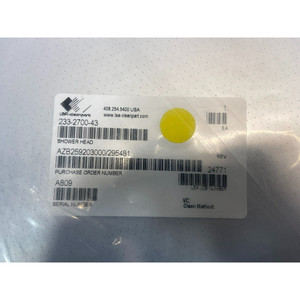 Cabezal de Ducha AMAT 0021-35869, Perf Plate TxZ - Equipo y Piezas de Semiconductores de Confianza de Tradicción Global - Product Image 1