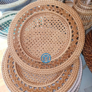 High Quality Rattan Placemat Handmade Woven Dining <b>Table</b> <b>Mat</b> for Kitchen Restaurant Home Decor OEM Supplier - Product Image 4