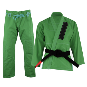 Uniforme de Karate BJJ Gi, Color Verde Oscuro, Poliéster y Algodón, Transpirable, de Secado Rápido, Unisex, para Adultos, Antiencogimiento, Trajes de MMA, Traje de Karate BJJ - Product Image 3