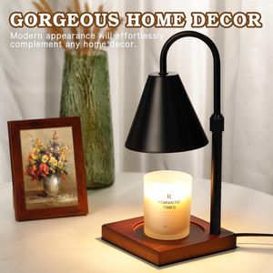 Lampada Scaldacandele Moderna Dimmerabile con Timer, Regalo per Uomini/Donne per Compleanno e San Valentino, Colore Nero - Product Image 5