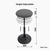 Chaise de massage ergonomique, tabouret de bureau assis-debout, tabouret de bar pour bureau à domicile