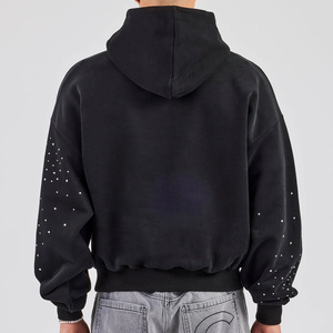 Sudadera con Capucha Personalizada al por Mayor, Estilo Vintage, Efecto Deslavado, 100% Algodón, Secado Rápido, Transpirable y Ligera - Product Image 4