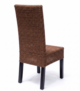 Wholesale Natural Rattan <b>Dining</b> <b>Chair</b> Modern High Back Wicker <b>Chairs</b> For Restaurant Hotel Home Furniture Handwoven Side <b>Chair</b> - Product Image 4