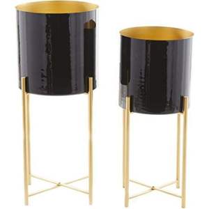 Maceta Moderna de Metal de Lujo con Soporte, Maceta Decorativa Nórdica para Interiores, Maceta Grande de Cobre Dorado para Jardín - Product Image 6