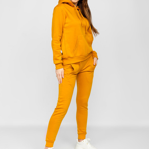 Survêtements de jogging pour femmes de haute qualité, taille personnalisée, pull oversize, haut long, motif uni, polaire, saison hivernale, taille 5XL - Product Image 2