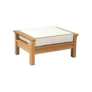 Ensemble de canapés d'extérieur en bois moderne, deux places, écologique, durable, avec coussin blanc, pour appartement, villa, hôtel, jardin, terrasse - Product Image 2