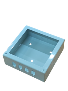 Boîtier électrique en acier sur mesure, montage mural, panneau de commande métallique avec couvercle à charnières pour usage industriel - Product Image 5