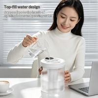 Humidificateur d'air USB à double pulvérisation de grande capacité 2L avec fonctionnement ultra-silencieux pour la maison, le bureau, la chambre à coucher, l'utilisation sur le bureau