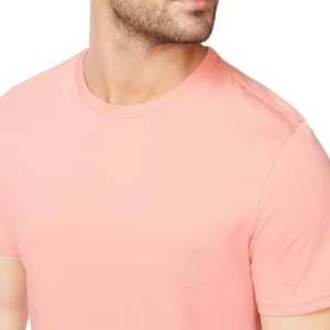 T-shirt d'été rose clair tendance pour homme, séchage rapide, anti-plis, épaules tombantes, grande taille adulte, idéal pour le streetwear - Product Image 6