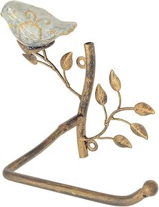 Standard Quality Iron Metal Unique Flower Design Golden Finished Wall Decoration Hanger Amazing Look - Product Image 3