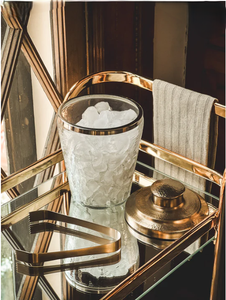 Natural <b>White</b> Marble Wine Chiller ice <b>Bucket</b> Luxury Insulated Stone Ice <b>Bucket</b> Handcrafted Champagne Cooler for Home Bar Party - Product Image 4
