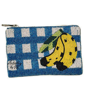 Porte-monnaie à perles et fleurs brodées, pochette zippée, accessoire de mode, usage quotidien, chaîne portable, taille personnalisée - Product Image 1
