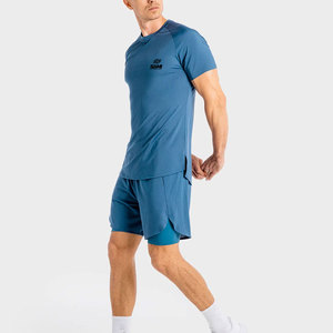 Camisetas de Gimnasio Casuales de Algodón 100% con Estampado Urbano de Último Diseño para Hombre, Corte Holgado, Alta Calidad, Venta al Por Mayor - Product Image 3