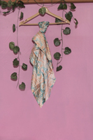 Sarong en soie imprimé floral, léger, pour la plage et l'été, pour femmes.