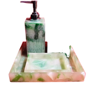 Juego de Accesorios de Baño de Resina de Lujo Moderno con Estilo de Ángel para Hogar, Hotel u Oficina, Diseño Hermoso - Product Image 4