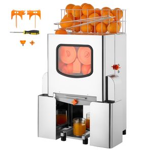 Presse-agrumes électrique commercial 120W en acier inoxydable, capacité de 20 oranges par minute, 110V - Product Image 1