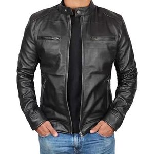 high-street oversized varsity <b>Jacket</b> Cafe Racer leather <b>jacket</b> for men in black <b>jacket</b> vintage trucker <b>suede</b> leather <b>jacket</b> - Product Image 4